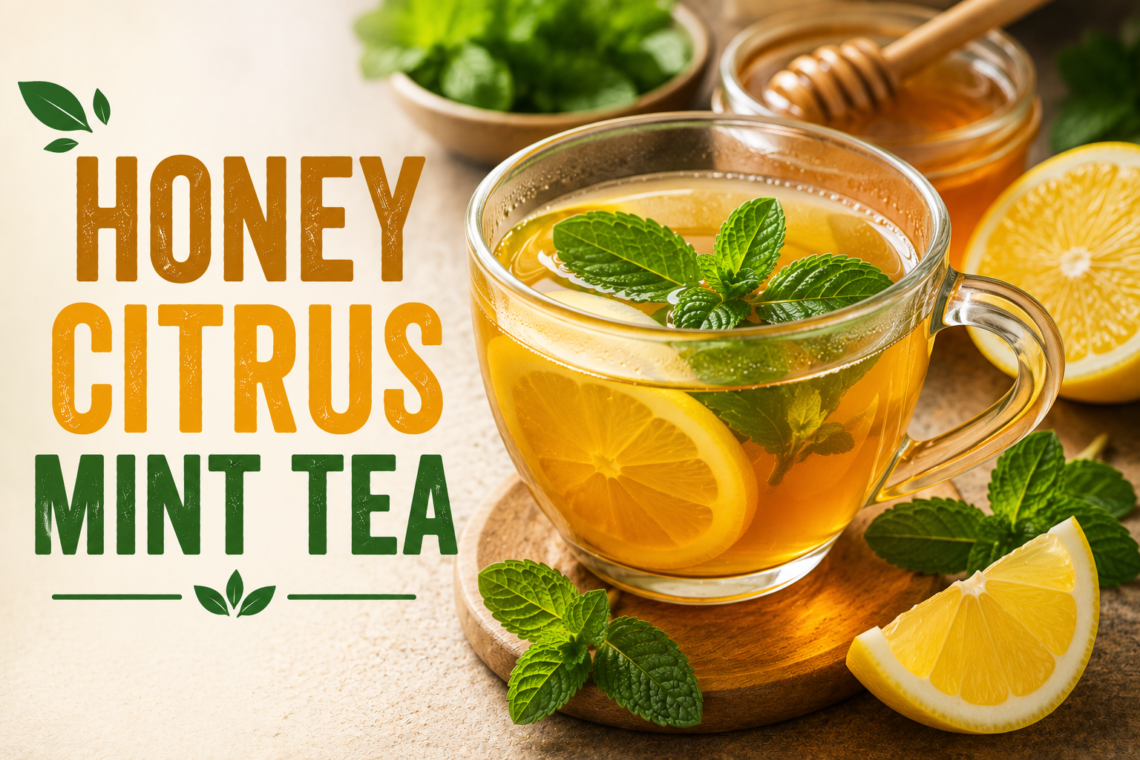 Honey Citrus Mint Tea
