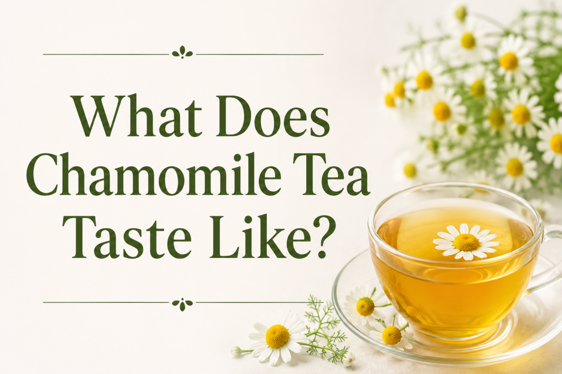What Does Chamomile Tea Taste Like?